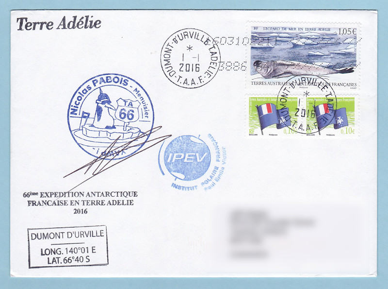 cover from Base de Dumont d'Urville