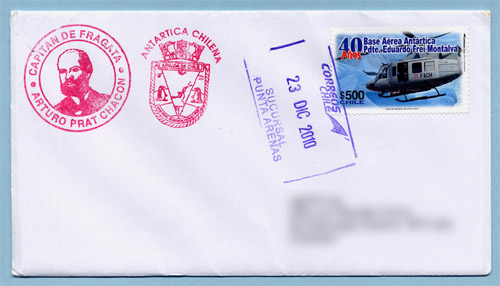 cover from Captain Arturo Prat Base